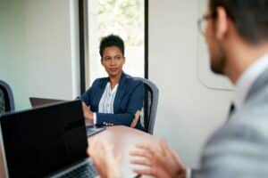 Snap Debt Recovery Insights 1 Accountant reviewing client financial records